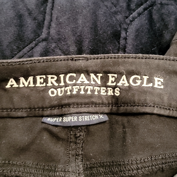 American Eagle Super Super Stretch X Hi-Rise Jegging Biker Jean - Picture 7 of 9